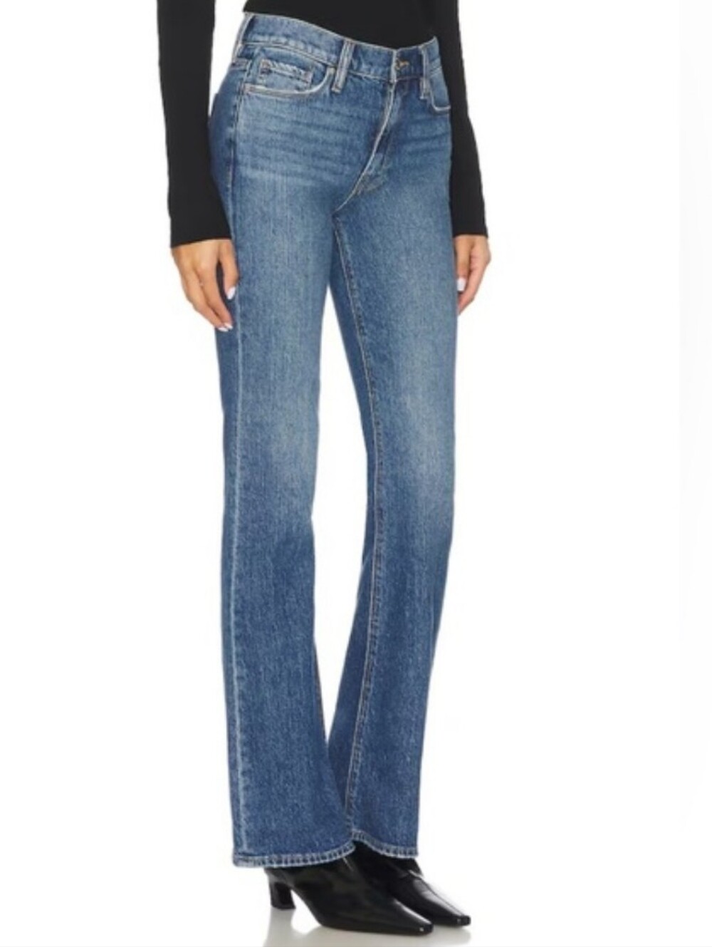 ​Hudson Barbara High Rise Bootcut Jeans Size 28 Blue Stretch Flare Denim EUC